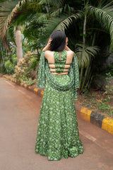 Olive Green Lehenga Set