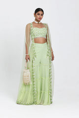 Green Cape Set