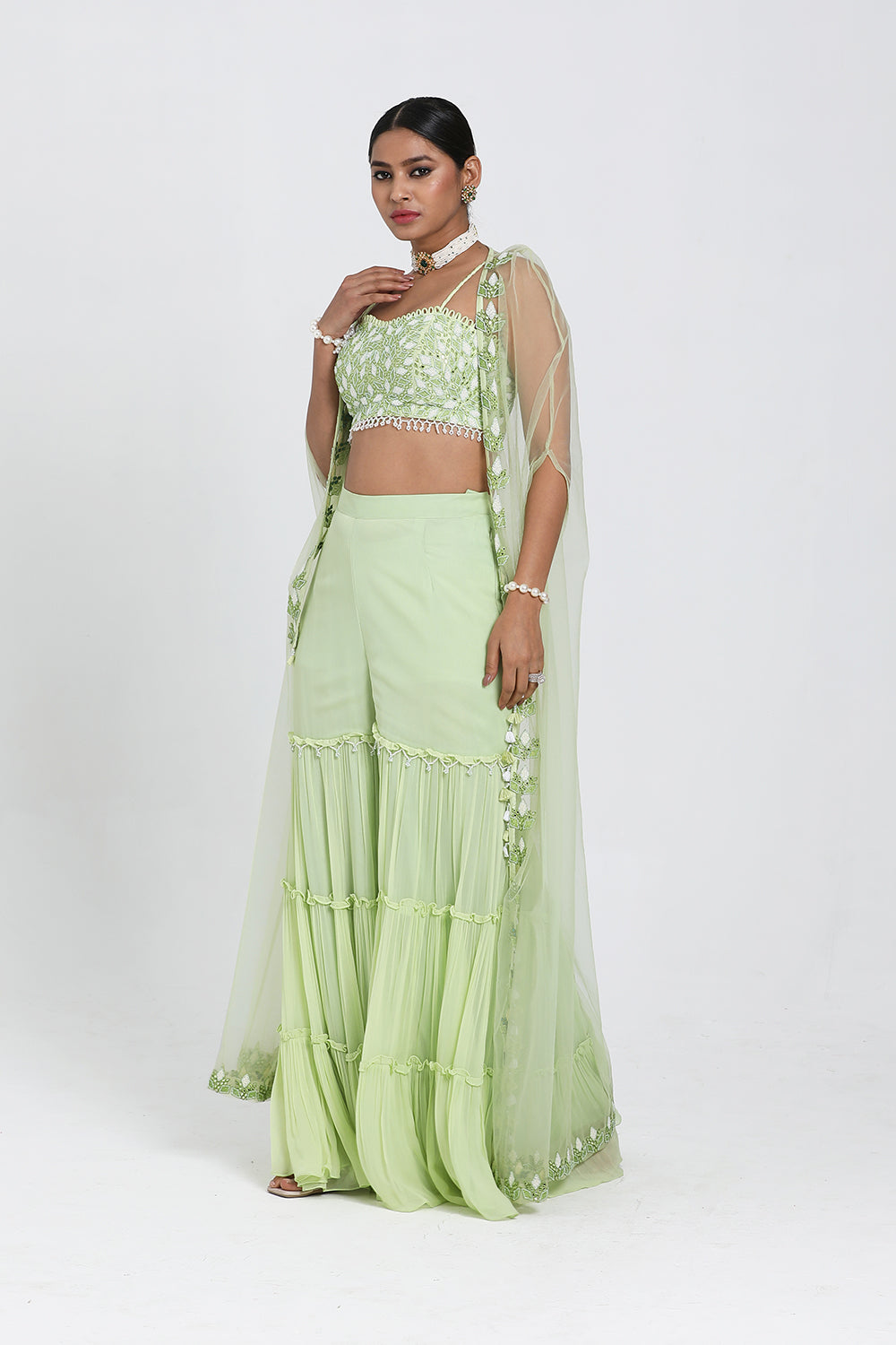 Green Cape Set