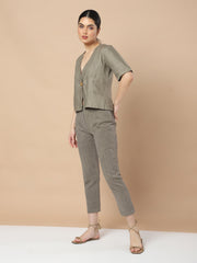 Irresistible Duo: Hemp Top and Pant Cord Set