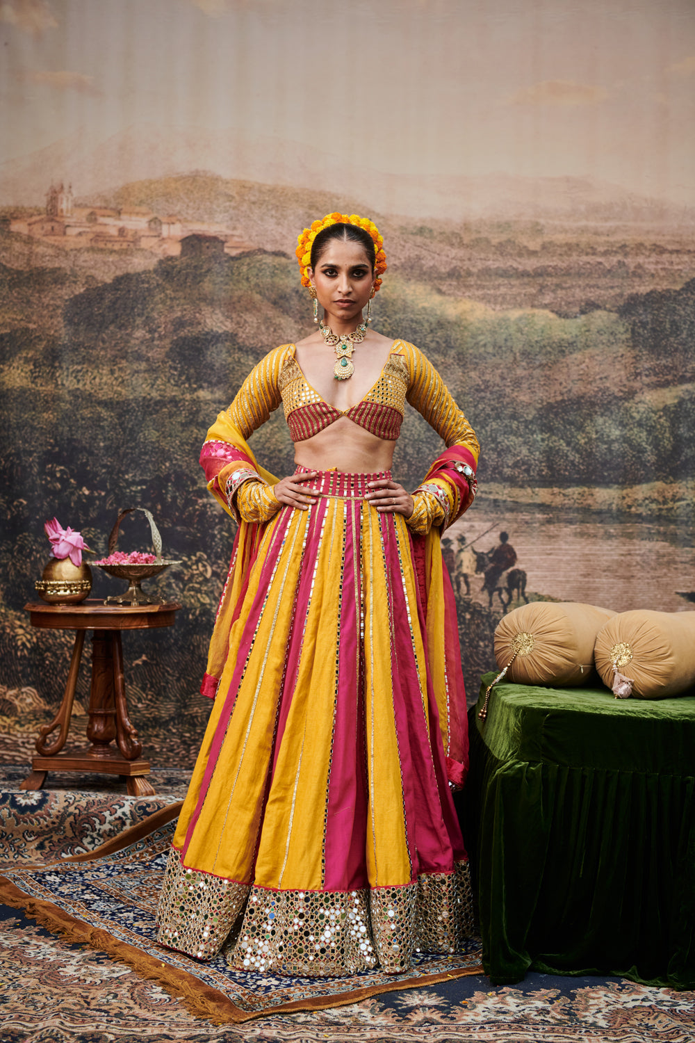 Padma Peet Lehenga