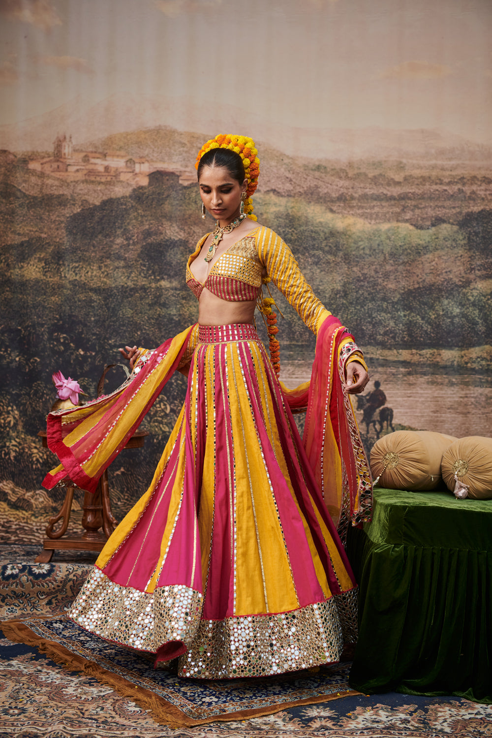 Padma Peet Lehenga