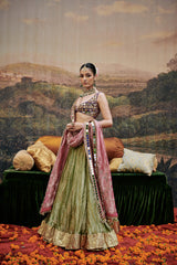 Azal Sheesh Lehenga