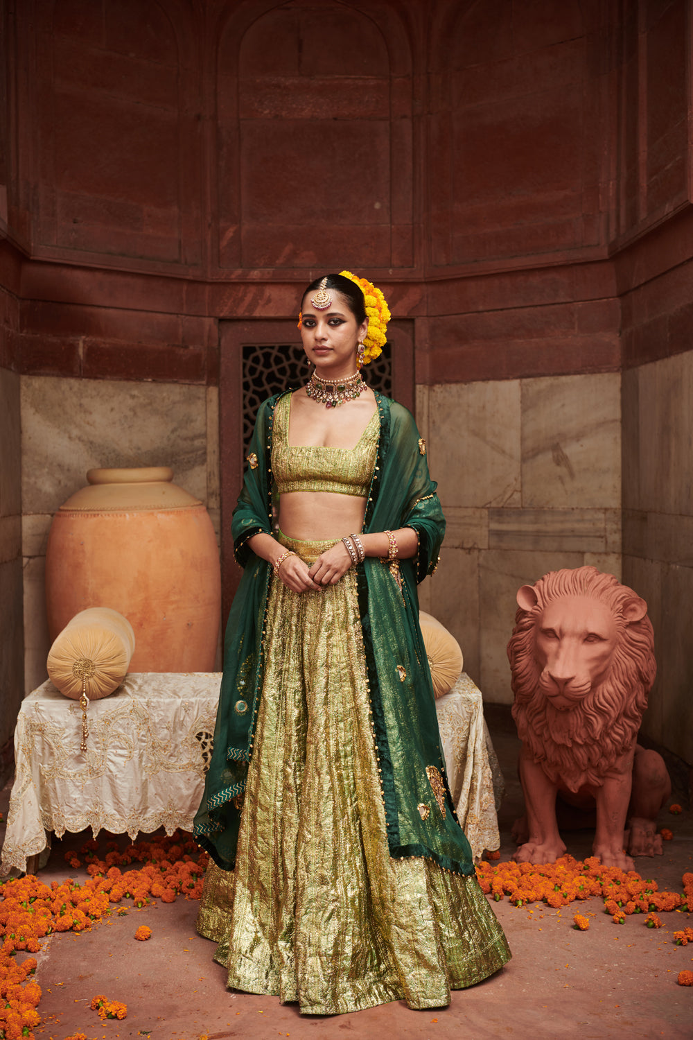 Pushp Lampi Lehenga