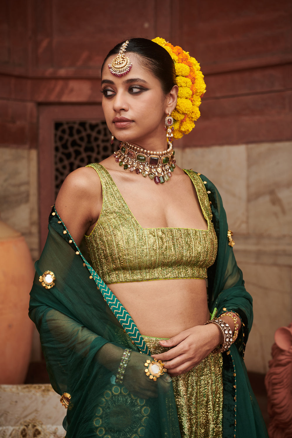 Pushp Lampi Lehenga