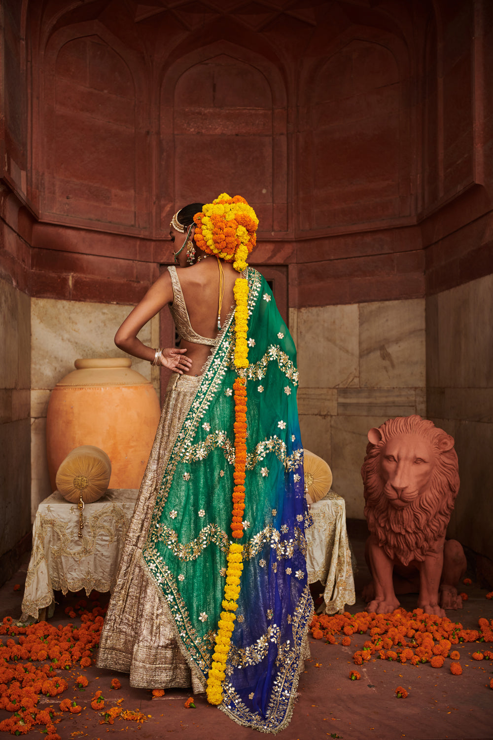 Chaandi Lampi Lehenga