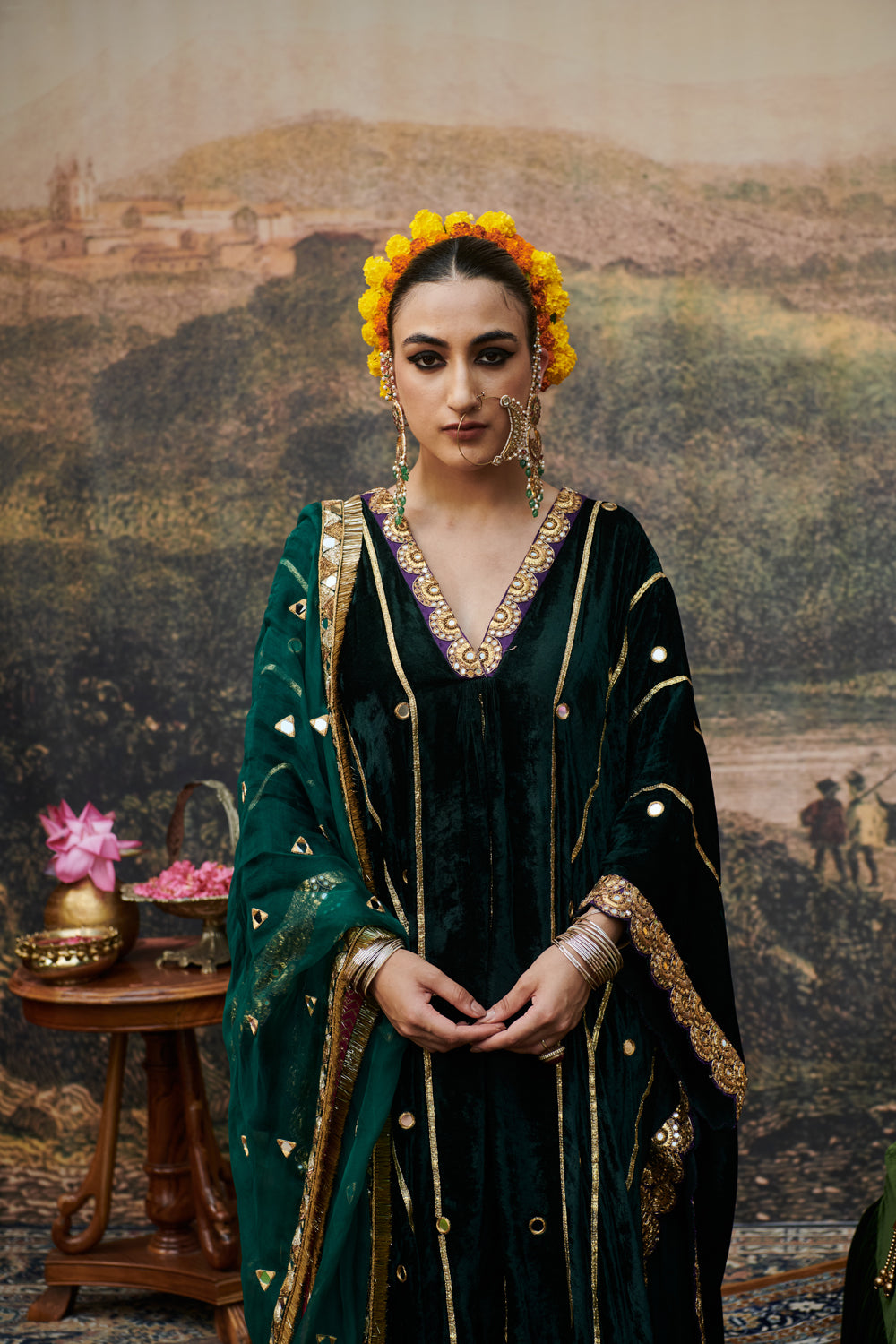 Azal Makhmali Kaftan