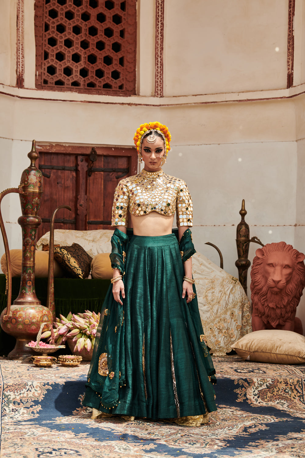 Zamurd Lehenga B