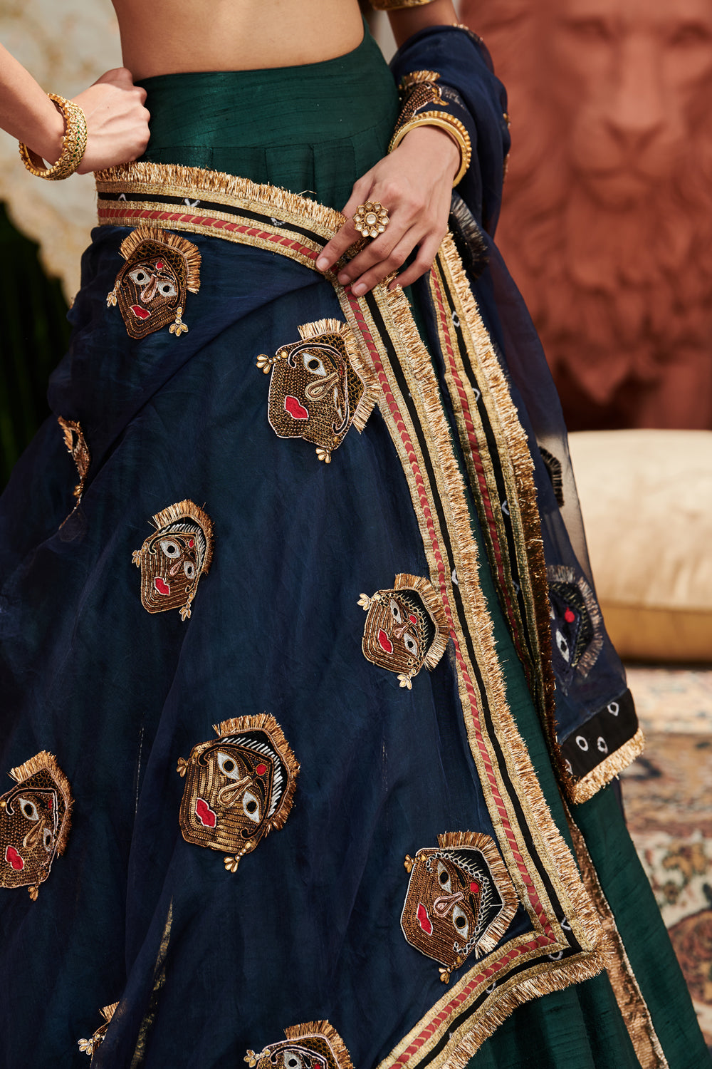 Zamurd Lehenga