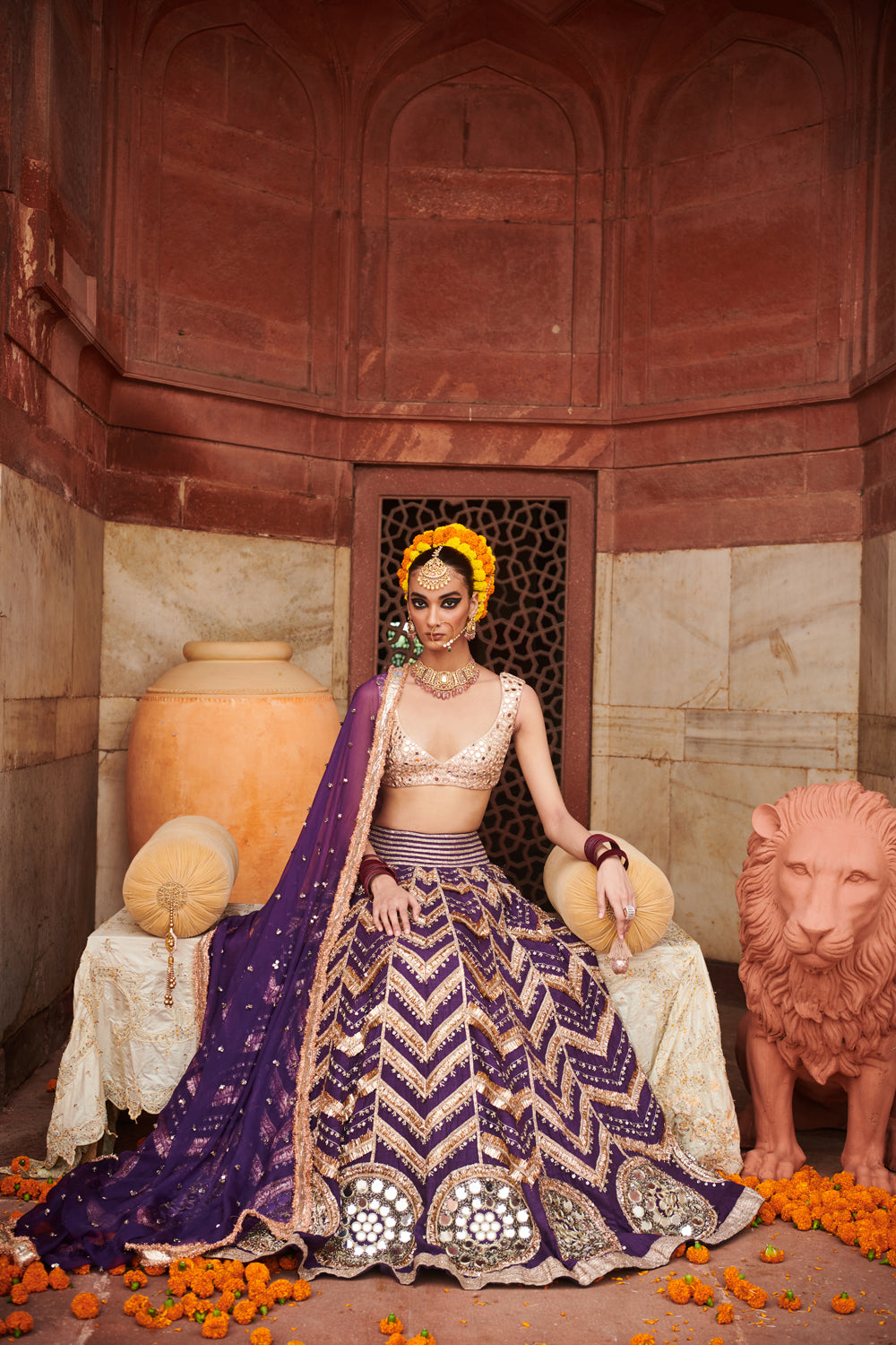 Ulfat Jamuni Lehenga