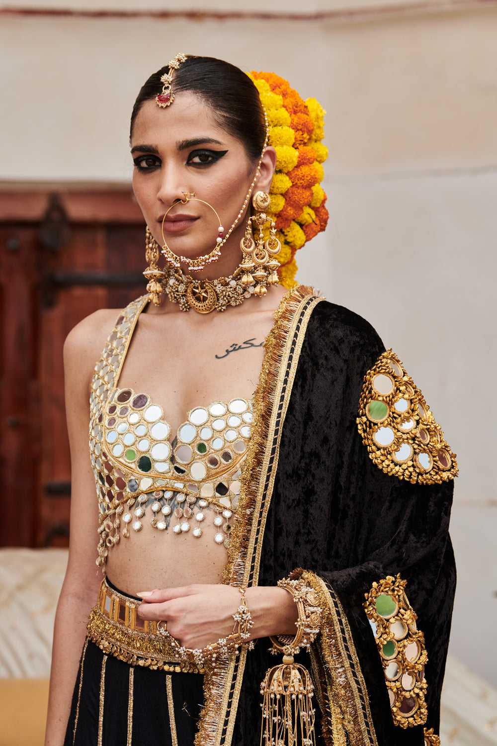 Sheesh Shyama Lehenga