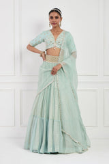 Sky Blue Lehnga Set