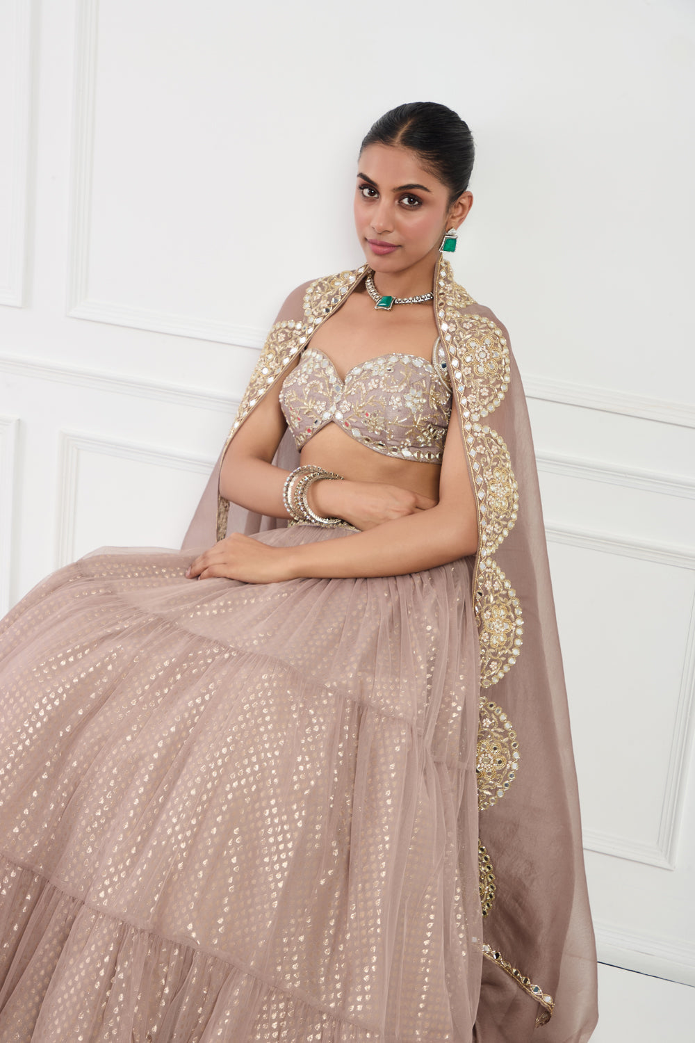 Mocha Muse Lehnga Set