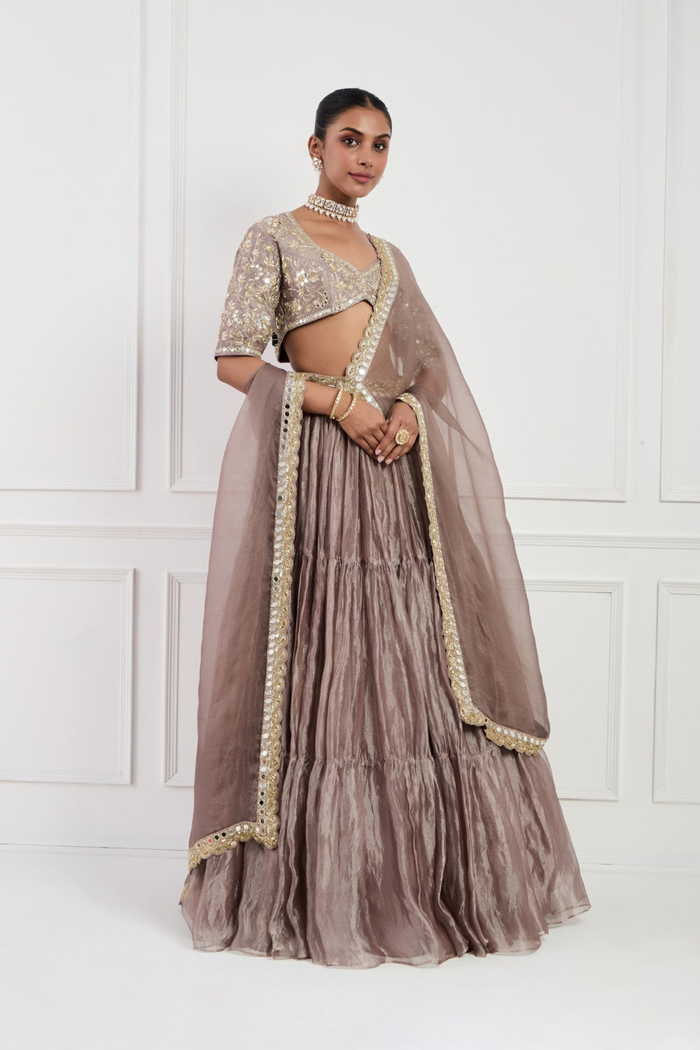 Mocha Muse Lehenga Set