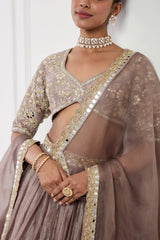 Mocha Muse Lehenga Set