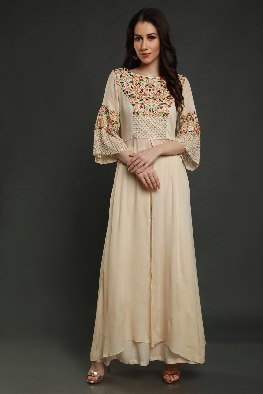 Kaysa Tunic With Sharara Pants