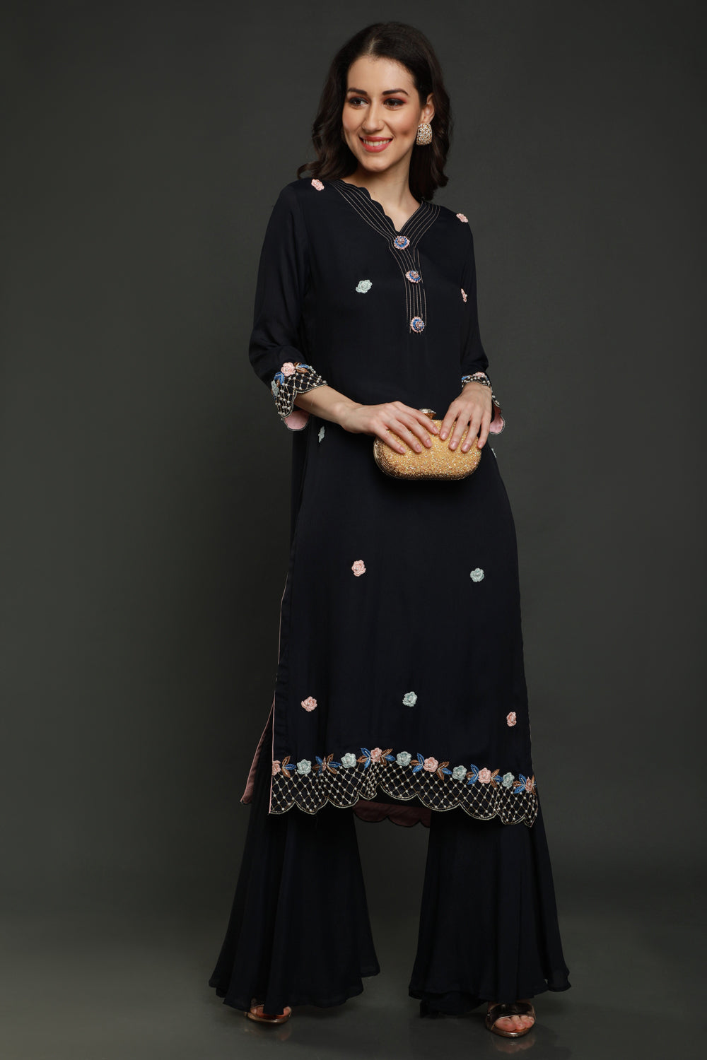 Nazma Kurta With Garara Pants