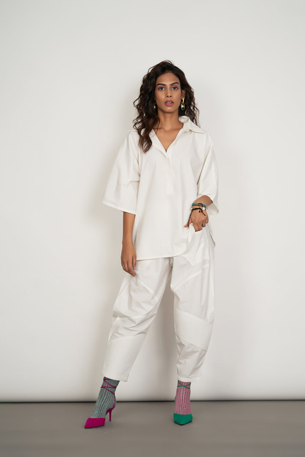 Ikigai Co-Ord Set White