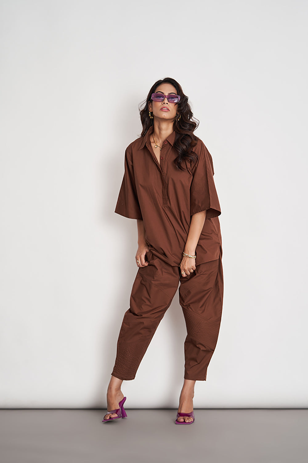 Ikigai Co-Ord Set Downtown Brown