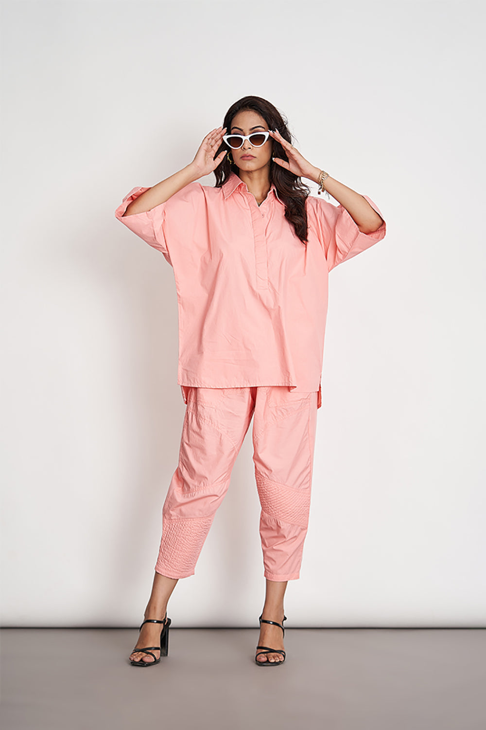 Ikigai Co-Ord Set  Peach Pearl