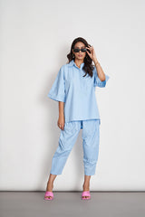 Ikigai Co-Ord Set Azure Blue