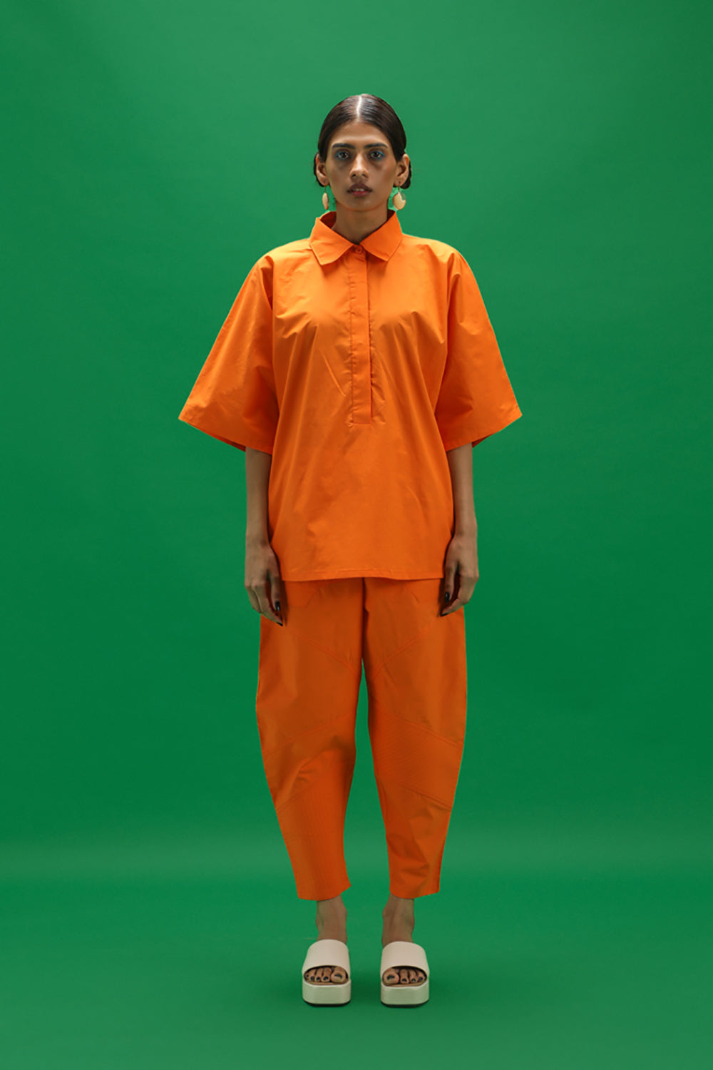 Ikigai Co-Ord Set Persimmon Orange