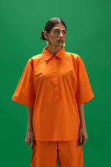 Ikigai Co-Ord Set Persimmon Orange