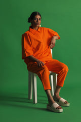 Ikigai Co-Ord Set Persimmon Orange