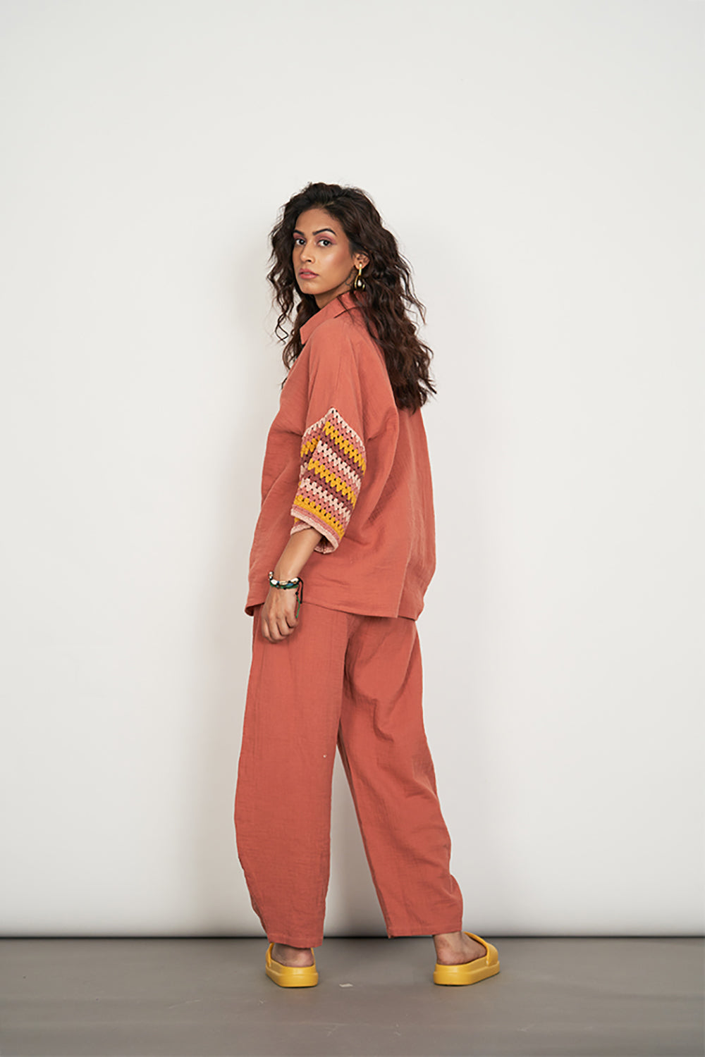 Aarde Co-Ord Set Rust Brown