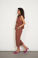 Sabi Co-Ord Set Rustic Brown