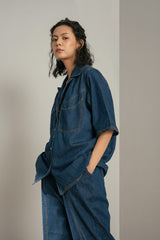 Debb Utility Co-Ord Set Dark Denim