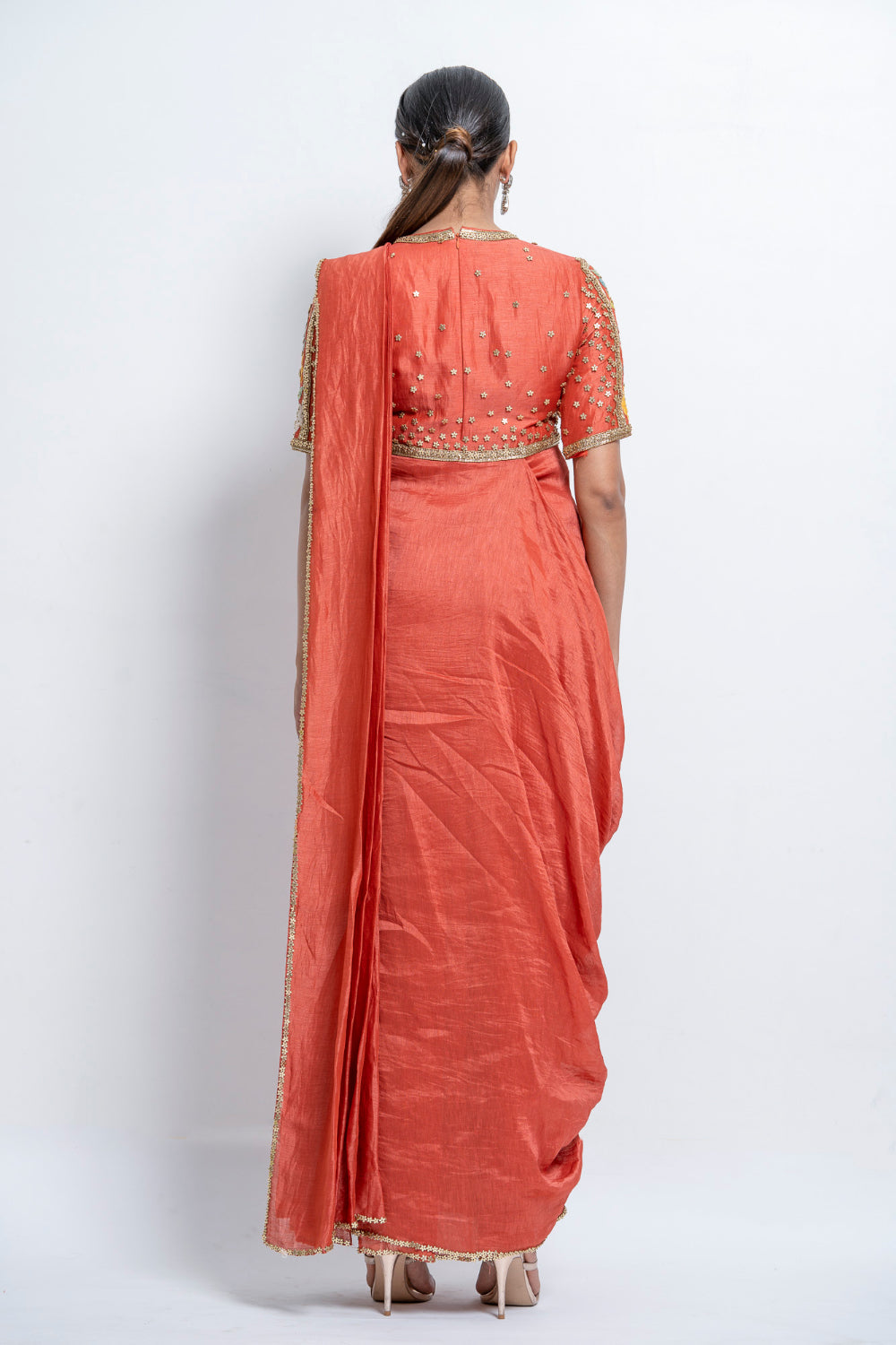 Pre Stitched Concept Saree Dress