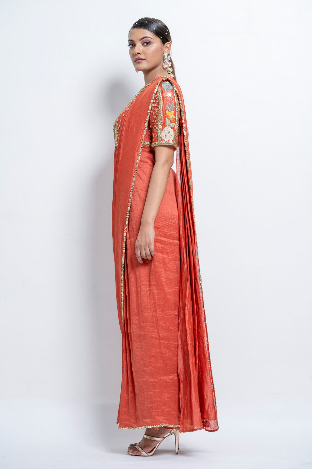 Pre Stitched Concept Saree Dress