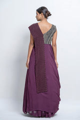 Saree Drape Gown