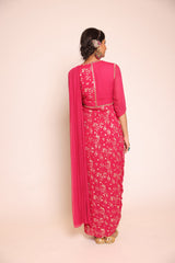 Pink  Concept Saree