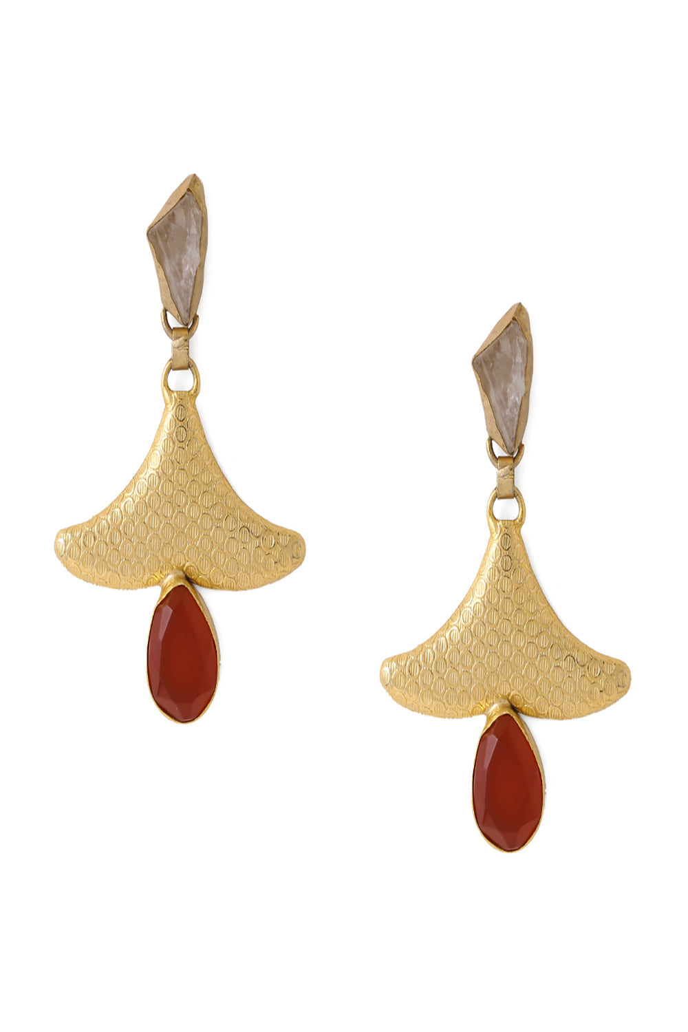 Red Bell Earring