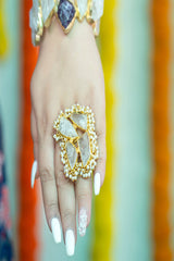 Crystal Statement Ring