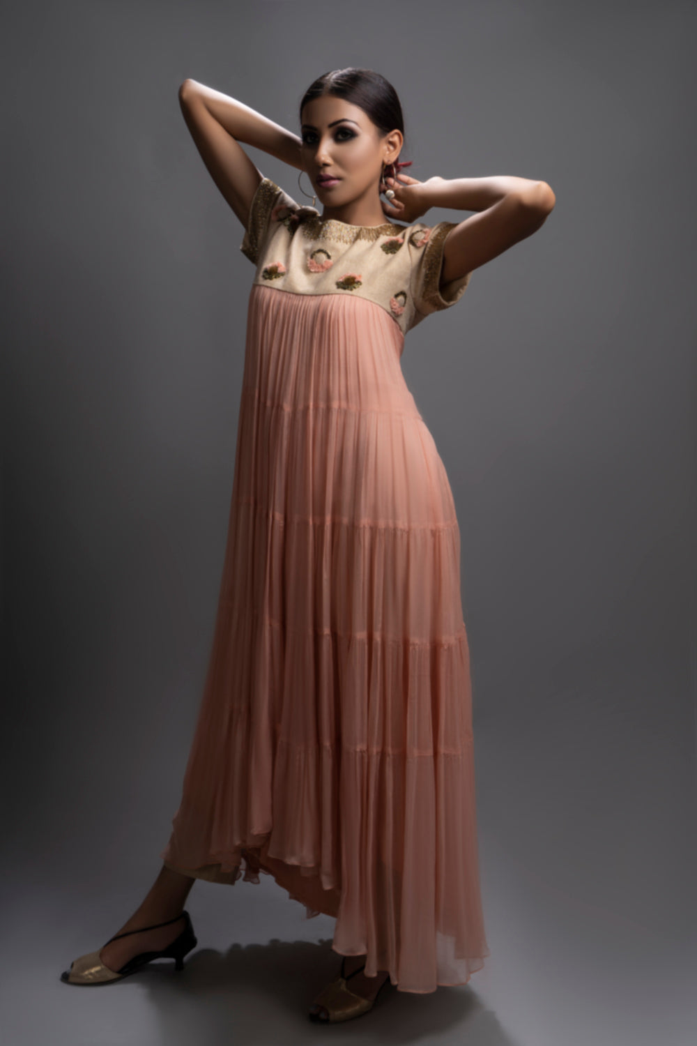 Chiffon Layered Dress