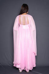 Cherry Blossom Pink Anarkali Set