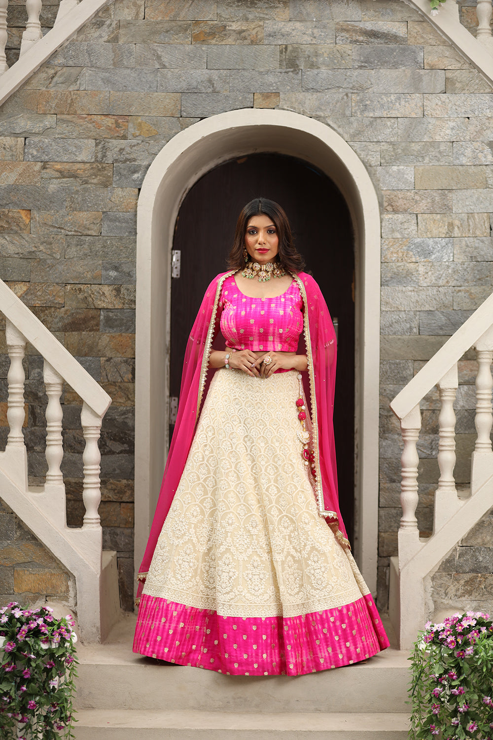 Lucknowi Lehenga Set