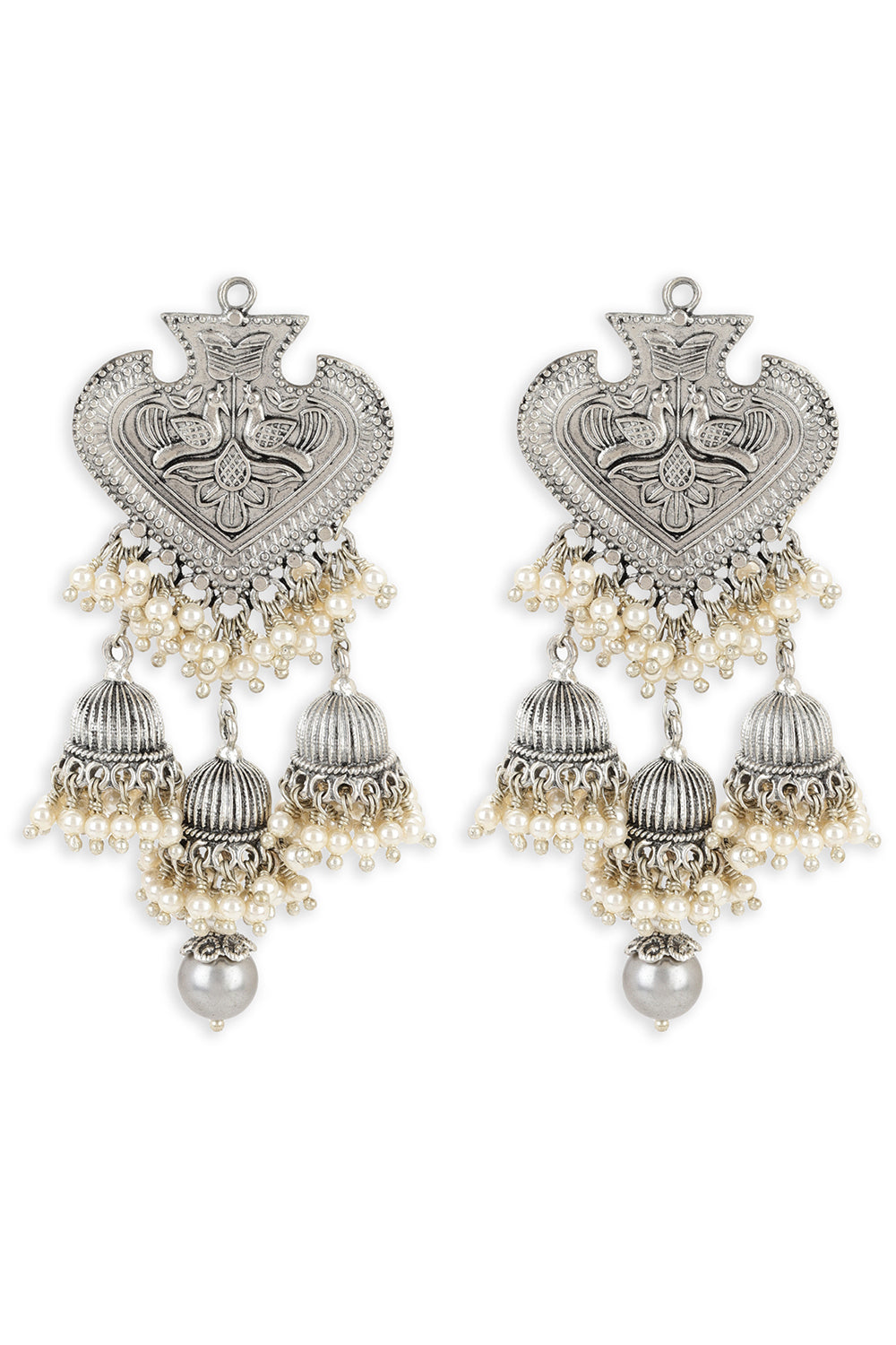 Pearl Teenladi Jhumkas