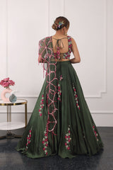 Emerald Green Lehnga Set