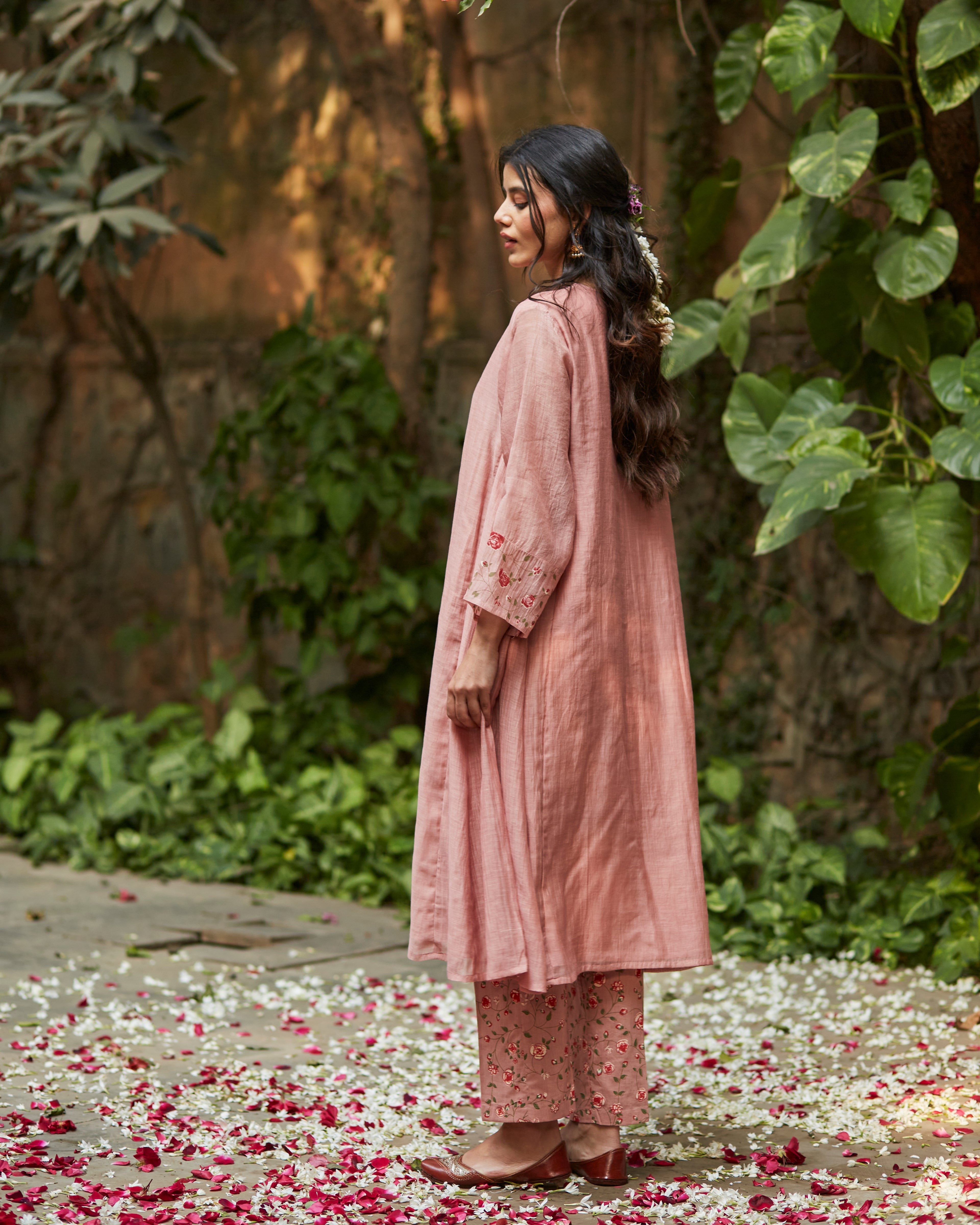 Old Rose Kurta Set