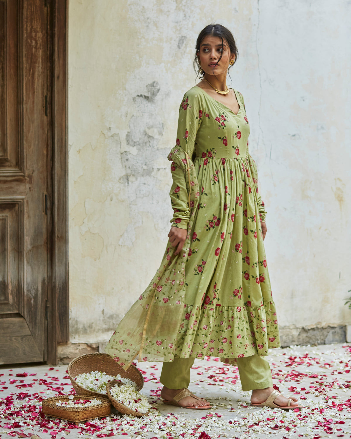 Pista Green  Kurta Set