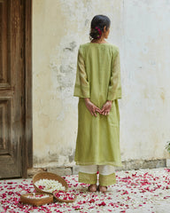 Pista Green  Kurta Set