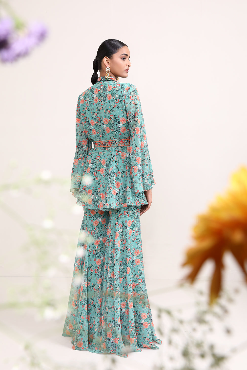 Peony Sharara Set