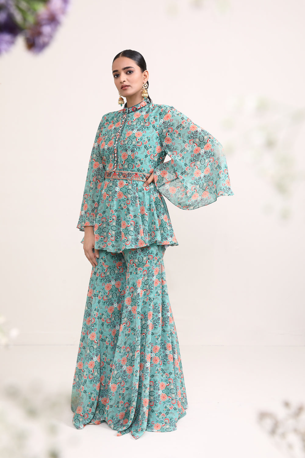 Peony Sharara Set