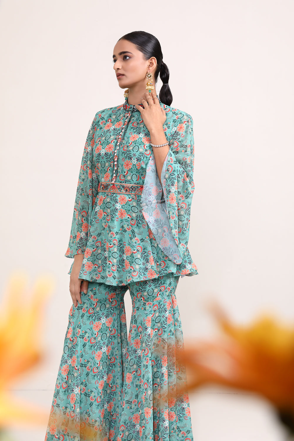 Peony Sharara Set