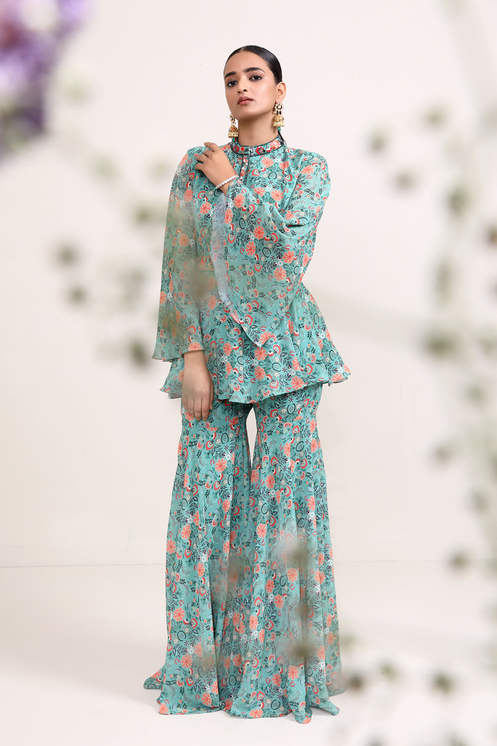 Peony Sharara Set