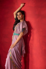 Cera Ruffle Drape Saree